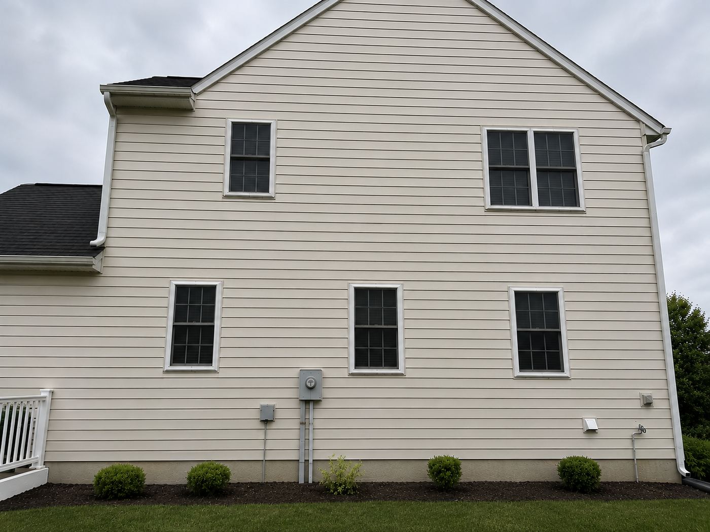 Clean home siding after soft washing in Allentown, PA